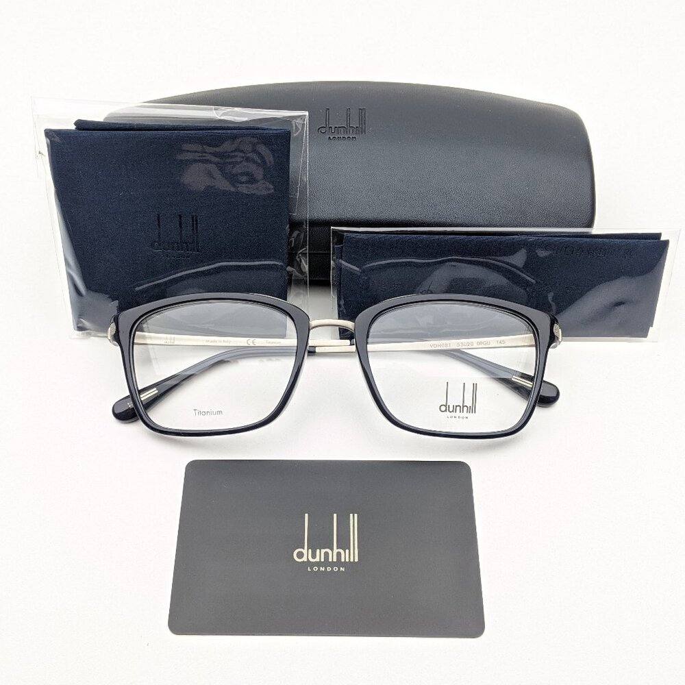 🕶️Made in Italy! Dunhill VDH081 Eyeglasses 53/20 145 | ALT238🕶️